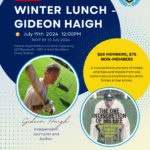 Winter Lunch - Gideon Haigh