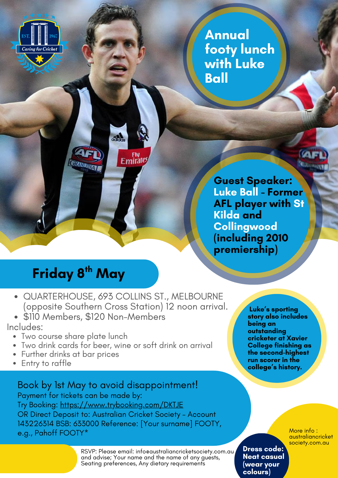 Footy Lunch - Luke Ball